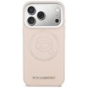 Etui Karl Lagerfeld K Head Point Logo MagSafe do iPhone 17 Pro różowy