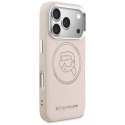 Etui Karl Lagerfeld K Head Point Logo MagSafe do iPhone 17 Pro różowy