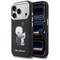 Etui Karl Lagerfeld Karl & Choupette Back Logo MagSafe do iPhone 17 Pro czarny
