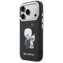 Etui Karl Lagerfeld Karl & Choupette Back Logo MagSafe do iPhone 17 Pro czarny