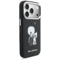 Etui Karl Lagerfeld Karl & Choupette Back Logo MagSafe do iPhone 17 Pro czarny