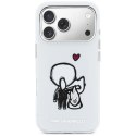 Etui Karl Lagerfeld Karl & Choupette Back MagSafe do iPhone 17 Pro Max przezroczysty
