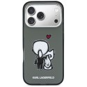 Etui Karl Lagerfeld Karl & Choupette Back MagSafe do iPhone 17 Pro czarny