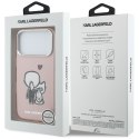 Etui Karl Lagerfeld Karl & Choupette Back MagSafe do iPhone 17 Pro różowy