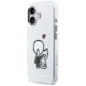 Etui Karl Lagerfeld Karl & Choupette Back MagSafe do iPhone 17 przezroczysty