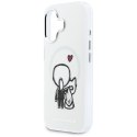 Etui Karl Lagerfeld Karl & Choupette Back MagSafe do iPhone 17 przezroczysty