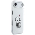 Etui Karl Lagerfeld Karl & Choupette Back MagSafe do iPhone Air przezroczysty