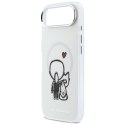 Etui Karl Lagerfeld Karl & Choupette Back MagSafe do iPhone Air przezroczysty