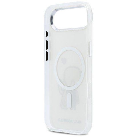 Etui Karl Lagerfeld Karl & Choupette Back MagSafe do iPhone Air przezroczysty