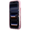 Etui Karl Lagerfeld Liquid Glitter Karl Script Logo MagSafe do iPhone 17 Pro różowy
