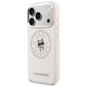 Etui Karl Lagerfeld Point & Choupette Sketch MagSafe do iPhone 17 Pro Max różowy