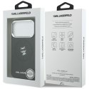 Etui Karl Lagerfeld Point & Choupette Sketch MagSafe do iPhone 17 Pro czarny