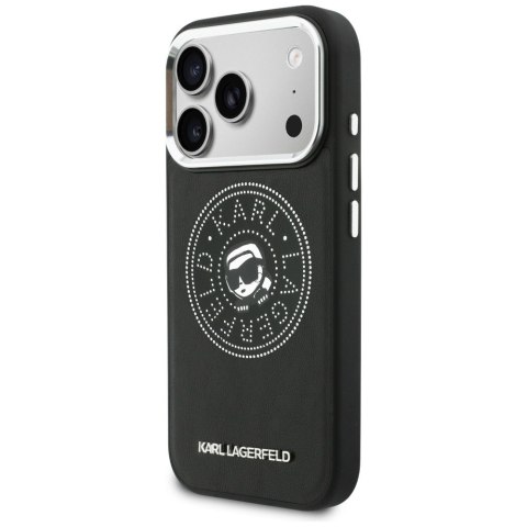 Etui Karl Lagerfeld Point & Karl Sketch MagSafe do iPhone 17 Pro Max czarny