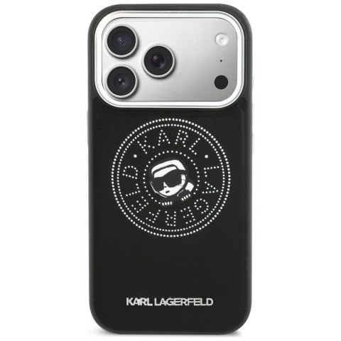 Etui Karl Lagerfeld Point & Karl Sketch MagSafe do iPhone 17 Pro Max czarny