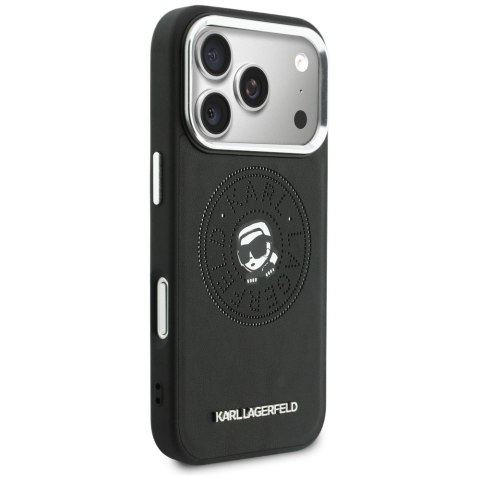 Etui Karl Lagerfeld Point & Karl Sketch MagSafe do iPhone 17 Pro czarny