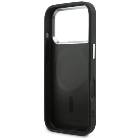 Etui Karl Lagerfeld Point & Karl Sketch MagSafe do iPhone 17 Pro czarny