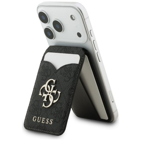 Portfel z lusterkiem Guess 4G Stand & Mirror Magsafe czarny