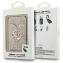 Portfel z lusterkiem Guess 4G Stand & Mirror Magsafe różowy