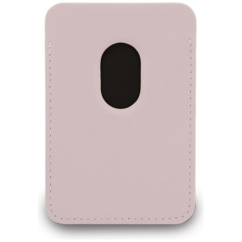 Zestaw portfel + hand strap Guess triangle MagSafe różowy