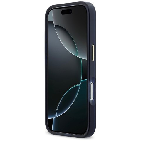 Etui Karl Lagerfeld IML Choupettes Karl Script Logo MagSafe do iPhone 17 Pro Max niebieski