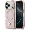 Etui Karl Lagerfeld IML K Head Logo MagSafe do iPhone 17 Pro Max różowy