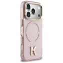 Etui Karl Lagerfeld IML K Head Logo MagSafe do iPhone 17 Pro Max różowy