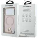 Etui Karl Lagerfeld IML K Head Logo MagSafe do iPhone 17 Pro Max różowy