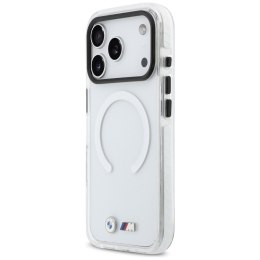 Etui BMW M IML Shockproof Metal Logos MagSafe do iPhone 17 Pro przezroczysty