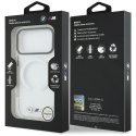 Etui BMW M IML Shockproof Metal Logos MagSafe do iPhone 17 Pro przezroczysty
