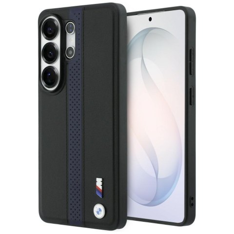 Etui BMW Perforated Stripe Logo MagSafe do Samsung Galaxy S26 Ultra niebieski
