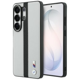 Etui BMW Perforated Stripe Logo MagSafe do Samsung Galaxy S26 Ultra szary