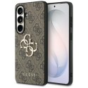Etui Guess 4G Big Metal Logo do Samsung Galaxy S26 Plus brązowy
