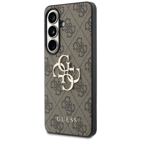 Etui Guess 4G Big Metal Logo do Samsung Galaxy S26 brązowy