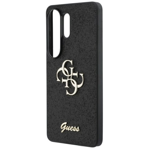 Etui Guess Fixed Glitter Big 4G Metal Logo do Samsung Galaxy S26 Ultra czarny