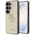 Etui Guess Fixed Glitter Big 4G Metal Logo do Samsung Galaxy S26 Ultra złoty