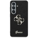 Etui Guess Fixed Glitter Big 4G Metal Logo do Samsung Galaxy S26 czarny