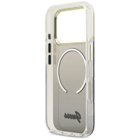 Etui Guess IML Gradient Script Metal MagSafe do iPhone 17 Pro czarny