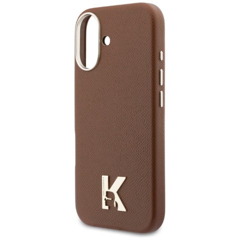 Etui Karl Lagerfeld Karl Head Logo MagSafe do iPhone 17 brązowy