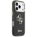 Etui Guess IML 4G Script Metal do iPhone 17 Pro Max czarny