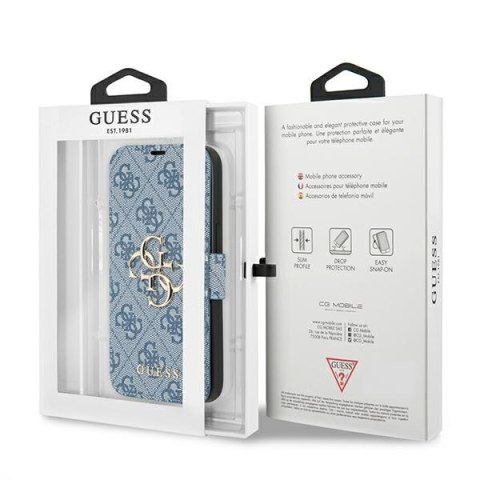 Guess GUBKP13L4GMGBL iPhone 13 Pro / 136,1" niebieski/blue book 4G Big Metal Logo