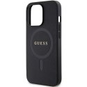 Guess GUHMP13XPSAHMCK iPhone 13 Pro Max 6.7" czarny/black hardcase Saffiano MagSafe