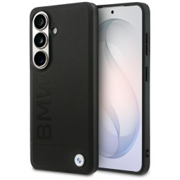 Etui BMW Leather Hot Stamp MagSafe do Samsung Galaxy S26 czarny