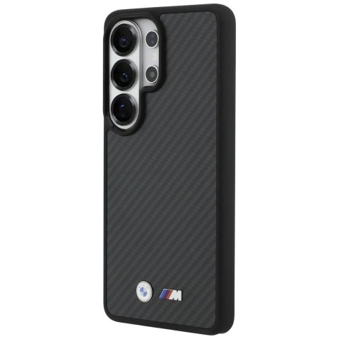 Etui BMW M Kevlar Logo MagSafe do Samsung Galaxy S26 Ultra czarny