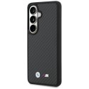 Etui BMW M Kevlar Logo MagSafe do Samsung Galaxy S26 czarny