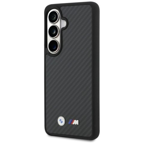 Etui BMW M Kevlar Logo MagSafe do Samsung Galaxy S26 czarny