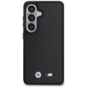 Etui BMW M Kevlar Logo MagSafe do Samsung Galaxy S26 czarny