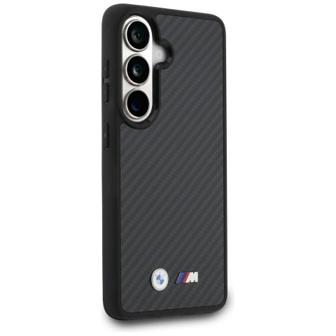 Etui BMW M Kevlar Logo MagSafe do Samsung Galaxy S26 czarny