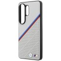 Etui BMW Tricolor Metal Logo MagSafe do Samsung Galaxy S26 Ultra szary