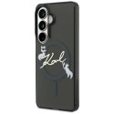 Etui Karl Lagerfeld IML KC Script MagSafe do Samsung Galaxy S26 Plus czarny