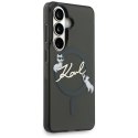 Etui Karl Lagerfeld IML KC Script MagSafe do Samsung Galaxy S26 Plus czarny